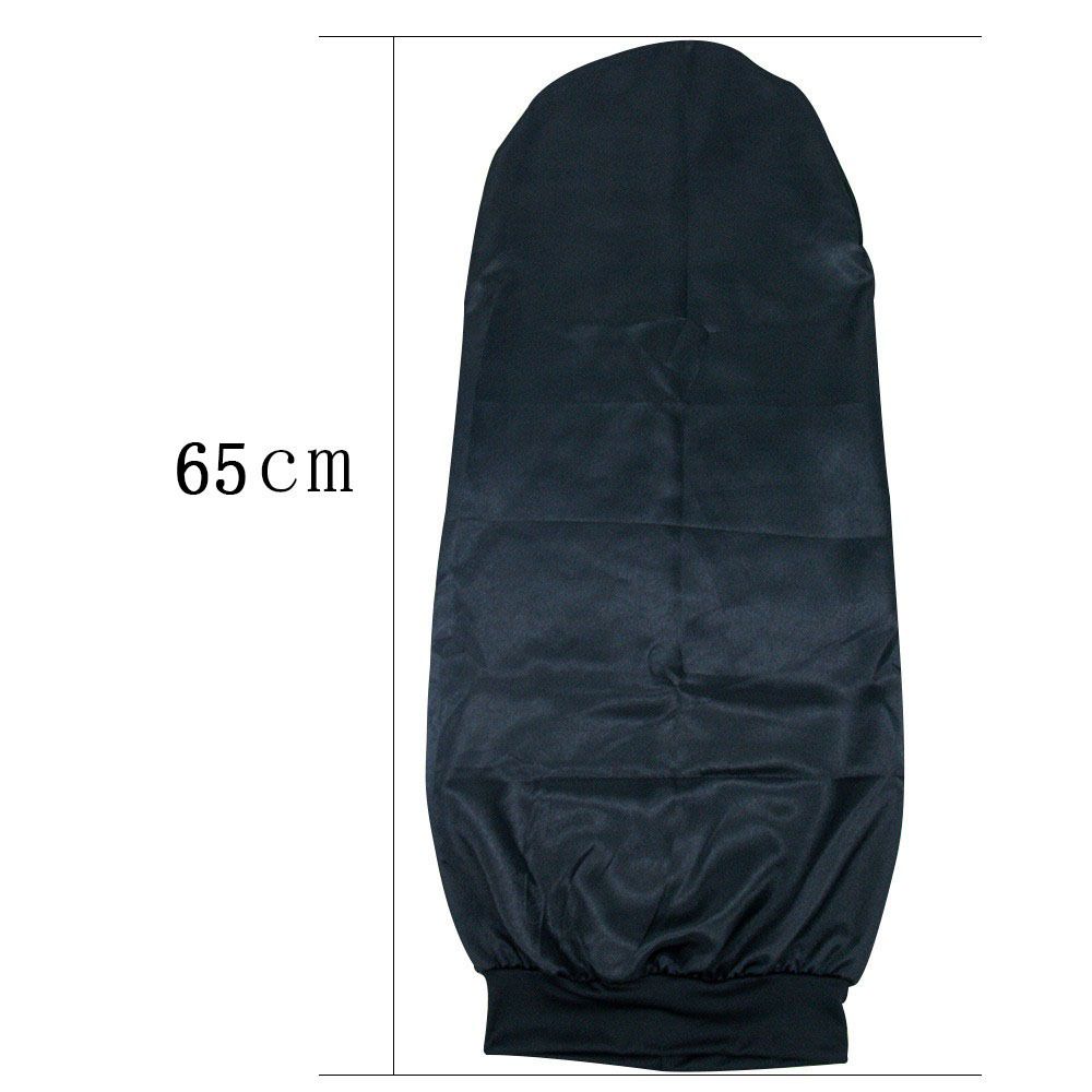 Cross border Amazon hot selling solid color polyester women's long tube sleeping cap with wide edge elastic hair care and shower cap factory direct sales