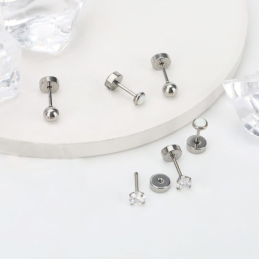 Hypoallergenic Surgical Steel Earrings for Sensitive Ears 14K Gold Flat Back Earrings for Women Men Small Stainless Steel Earrings Flatback Stud Hoop Cartilage Earring Set for Multiple Piercing Gold a
