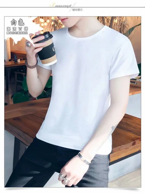 Solid Color T Shirt Wholesale Black White Men Women Cotton T-shirts Skate Brand T-shirt Running Plain Fashion Tops Tees White S