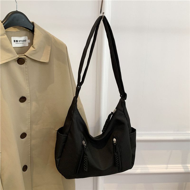 Fashionable large capacity versatile simple handbag travel bag student internet celebrity new wholesale women's shoulder crossbody bag