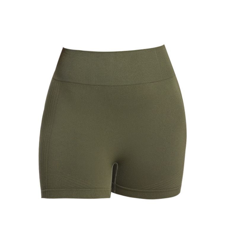 Cross border hot selling high waisted and waist cinching tight pants, running and fitness yoga shorts, peach hip lifting and belly cinching pants