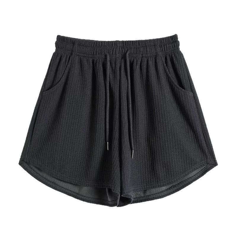 Cool sports shorts for women in summer, thin, high, oversized casual wide leg pants, loose and slimming A-line hot pants for spicy girls