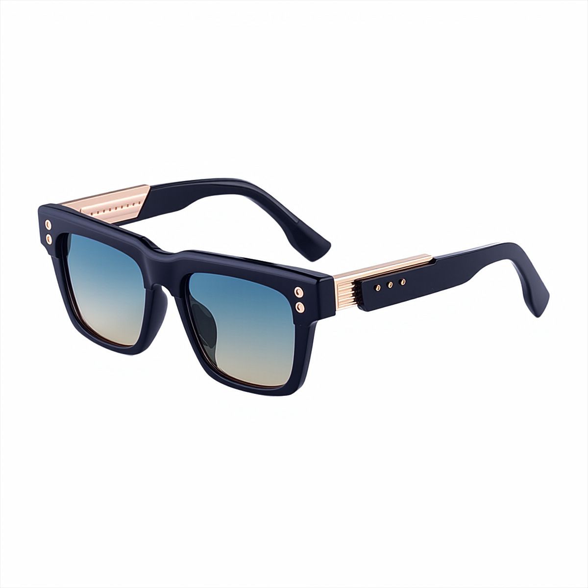 Box sunglasses for men 2025 new European and American sunglasses for men with a sense of luxury, fashionable retro, cross-border sunscreen glasses
