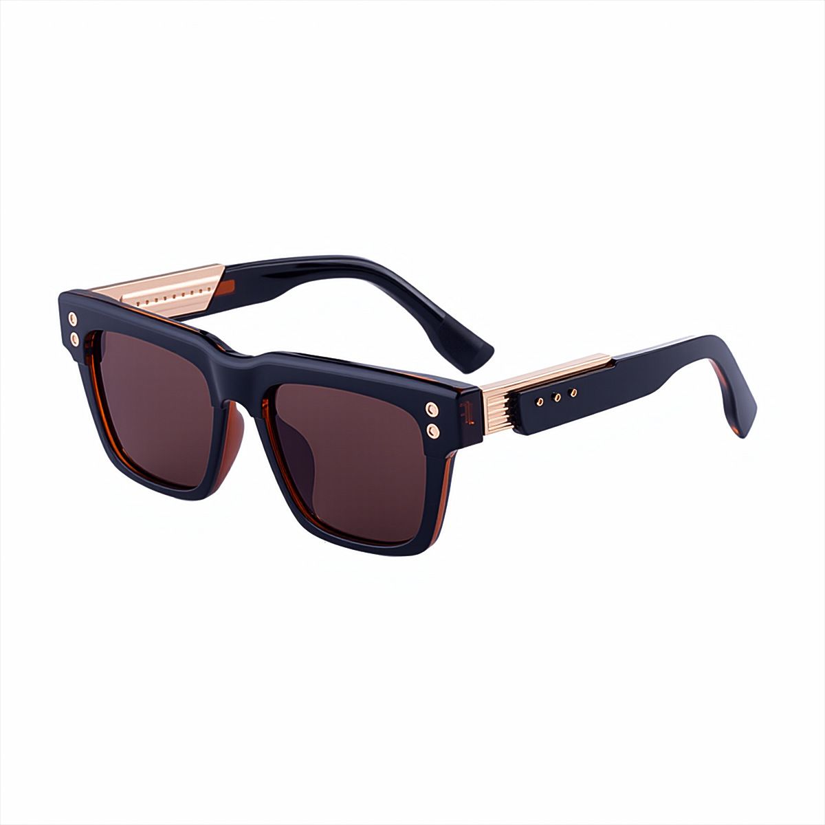 Box sunglasses for men 2025 new European and American sunglasses for men with a sense of luxury, fashionable retro, cross-border sunscreen glasses