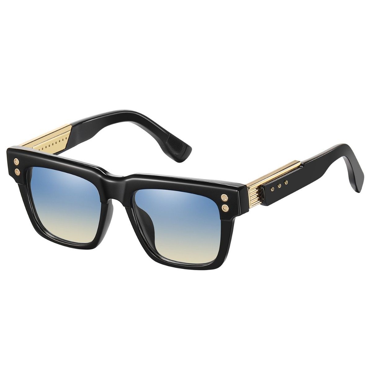 Box sunglasses for men 2025 new European and American sunglasses for men with a sense of luxury, fashionable retro, cross-border sunscreen glasses