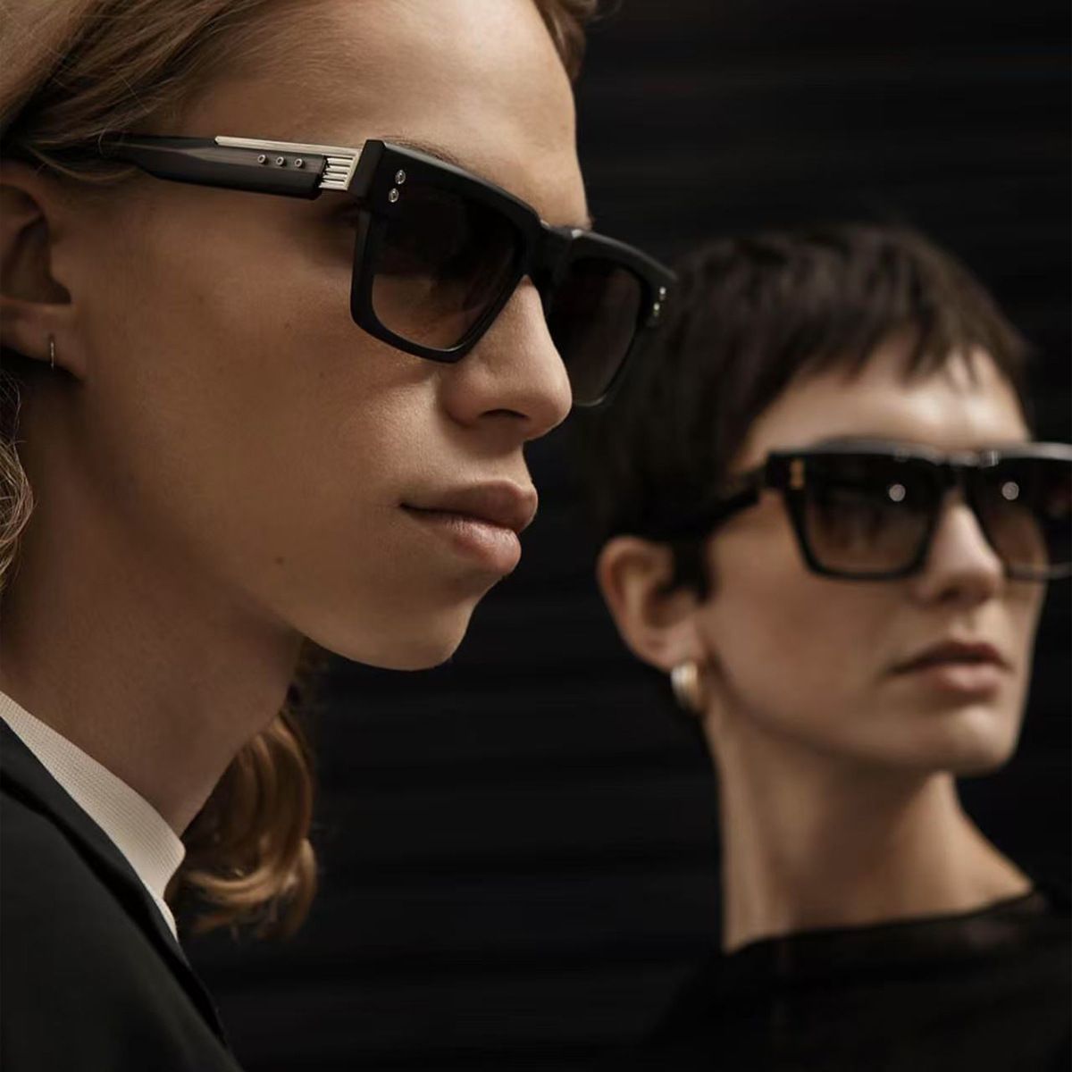 Box sunglasses for men 2025 new European and American sunglasses for men with a sense of luxury, fashionable retro, cross-border sunscreen glasses