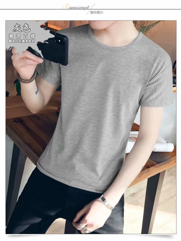 Solid Color T Shirt Wholesale Black White Men Women Cotton T-shirts Skate Brand T-shirt Running Plain Fashion Tops Tees White S