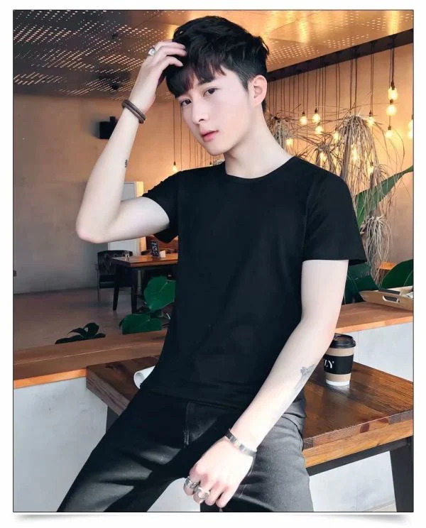 Solid Color T Shirt Wholesale Black White Men Women Cotton T-shirts Skate Brand T-shirt Running Plain Fashion Tops Tees White S