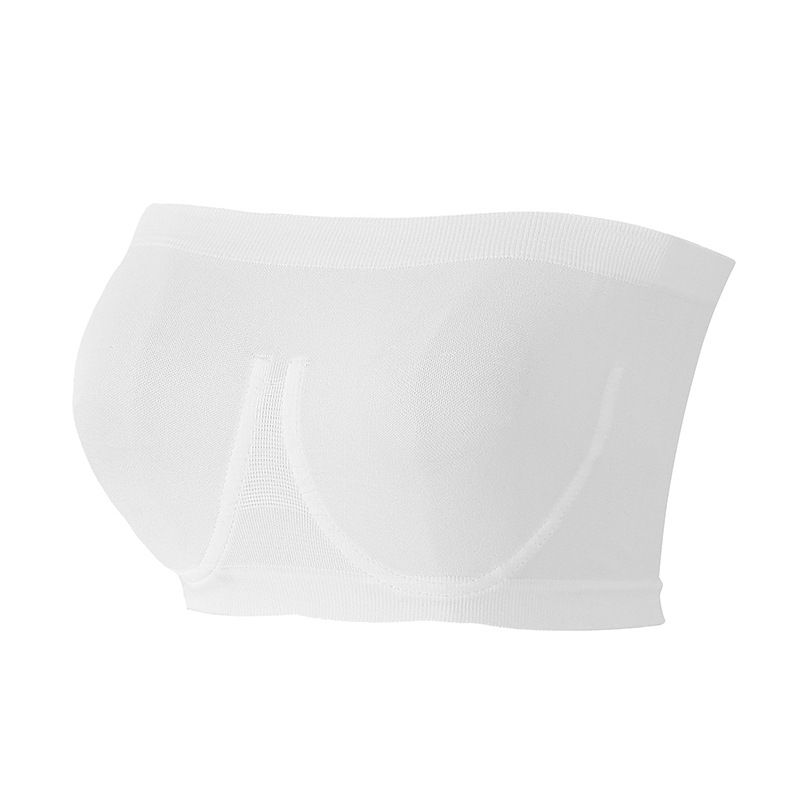 Large size foreign trade women's seamless imitation steel ring, one line circumference, strapless bra, strapless bra, cross-border sports bra