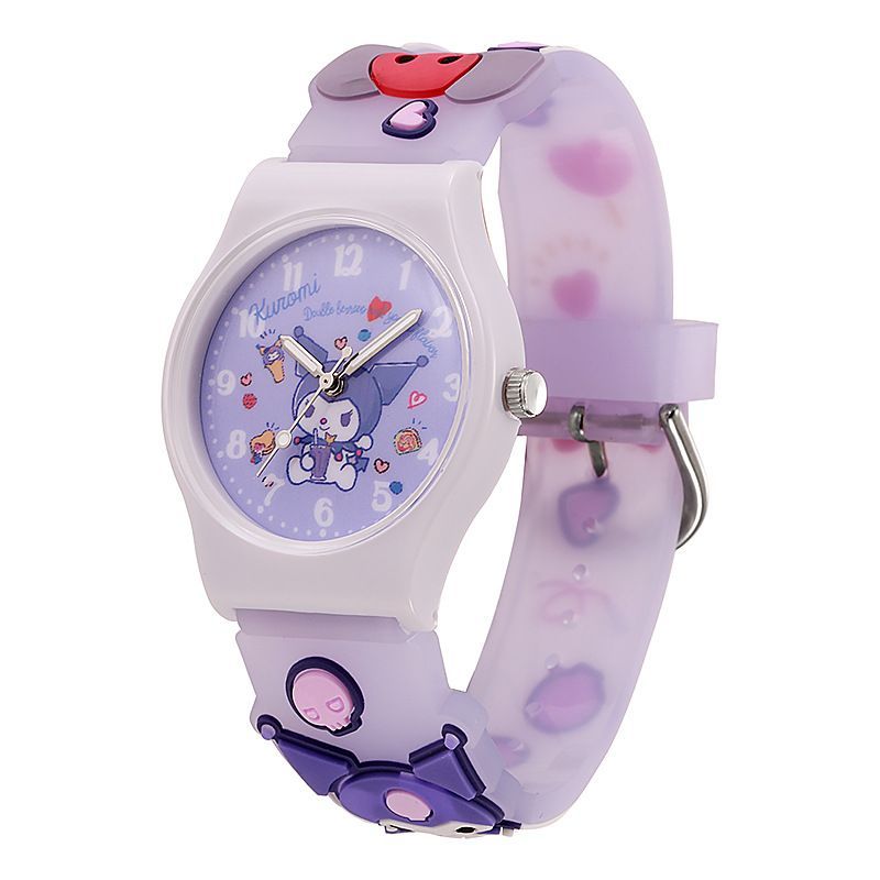 2*Sets Cartoon Children's Watch Dropping Gel Sanrio Watch Primary School Quartz Watch Wholesale Cross border E-commerce Watch Decoration