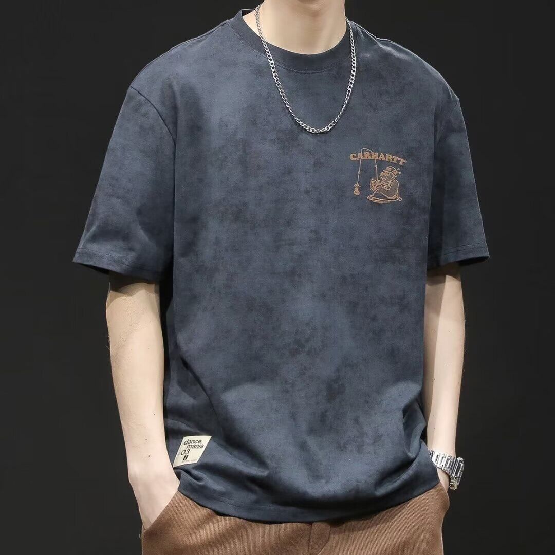 Clearance and Leakage Collection~Counter Withdraws Short Sleeve T-shirt for Men's Loose Large Trendy Brand Summer New Clothes Men's T-shirt