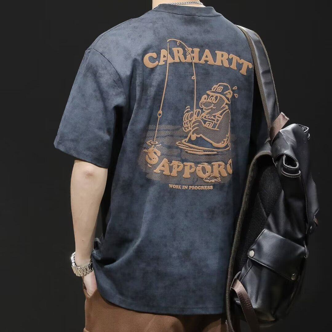 Clearance and Leakage Collection~Counter Withdraws Short Sleeve T-shirt for Men's Loose Large Trendy Brand Summer New Clothes Men's T-shirt