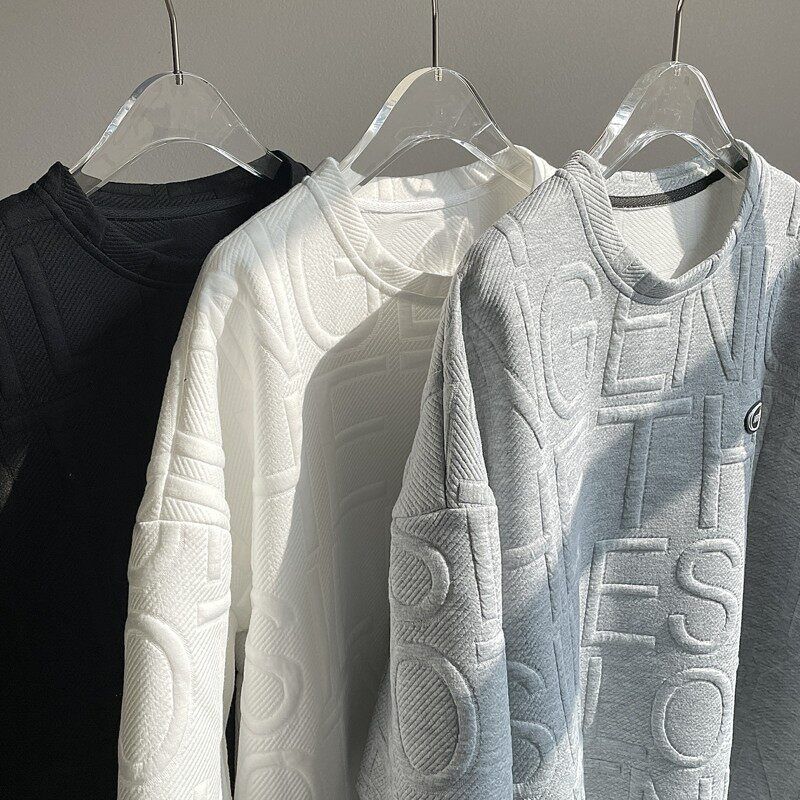 Clearance and leakage of foreign trade, dismantling of containers, five and a half sleeve T-shirt, waffle loose oversized men's upper clothing, short sleeved T-shirt, t