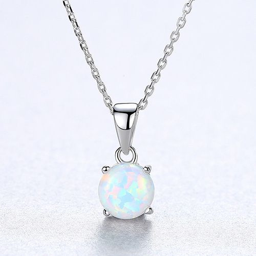 S925 pure silver necklace with women's European and Australian treasure pendant, Japanese and Korean fashionable and simple cross chain neck accessory, give to girlfriend Style_1 925 silver