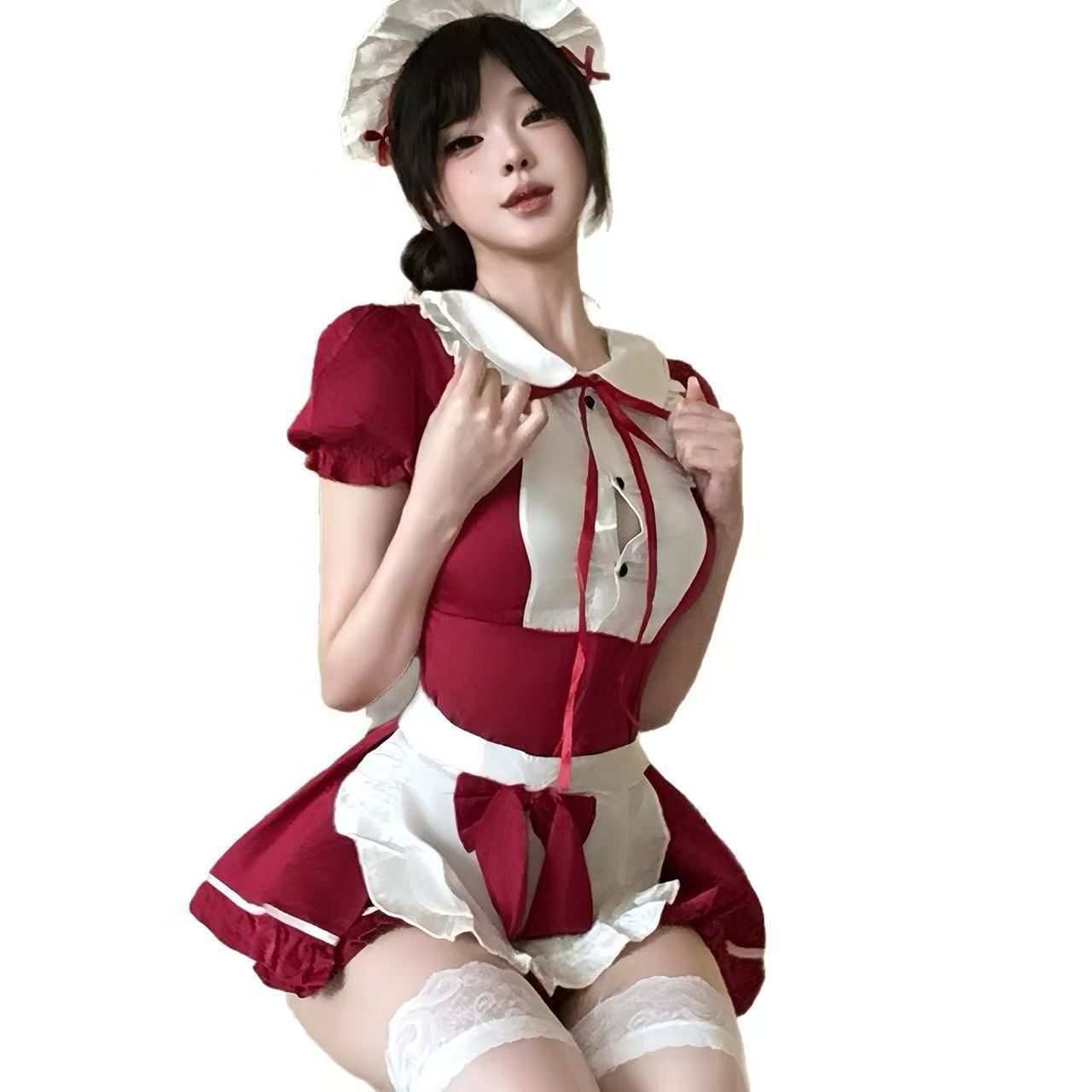 Sexy lingerie, sexy uniform set, pure desire maid apron, maid outfit, maid cute, sexy, cute, passionate woman