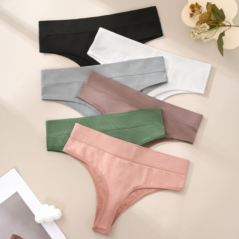 Cross-border Amazon sexy panties high-waisted seamless breathable comfortable triangle panties large size sports bikini panties women