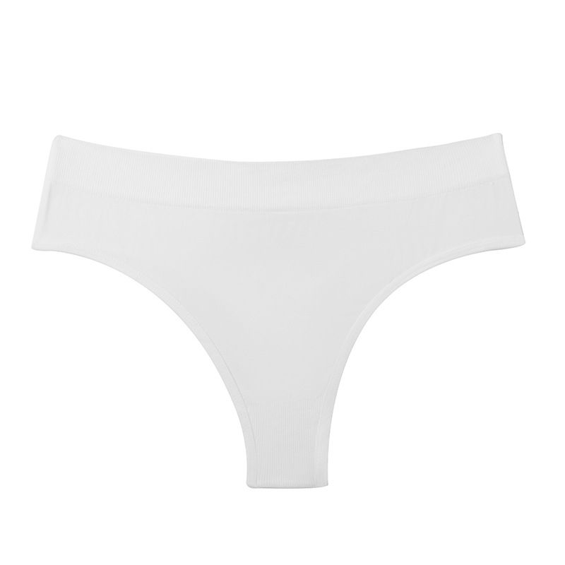Cross-border Amazon sexy panties high-waisted seamless breathable comfortable triangle panties large size sports bikini panties women