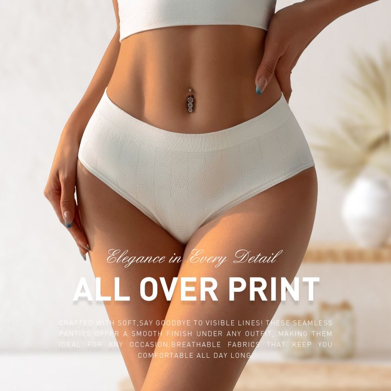 Cross-border exclusive seamless panties Amazon Europe and America yoga sports seamless solid color breathable triangle panties women's panties