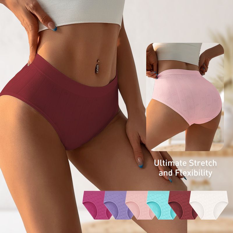 Cross-border exclusive seamless panties Amazon Europe and America yoga sports seamless solid color breathable triangle panties women's panties
