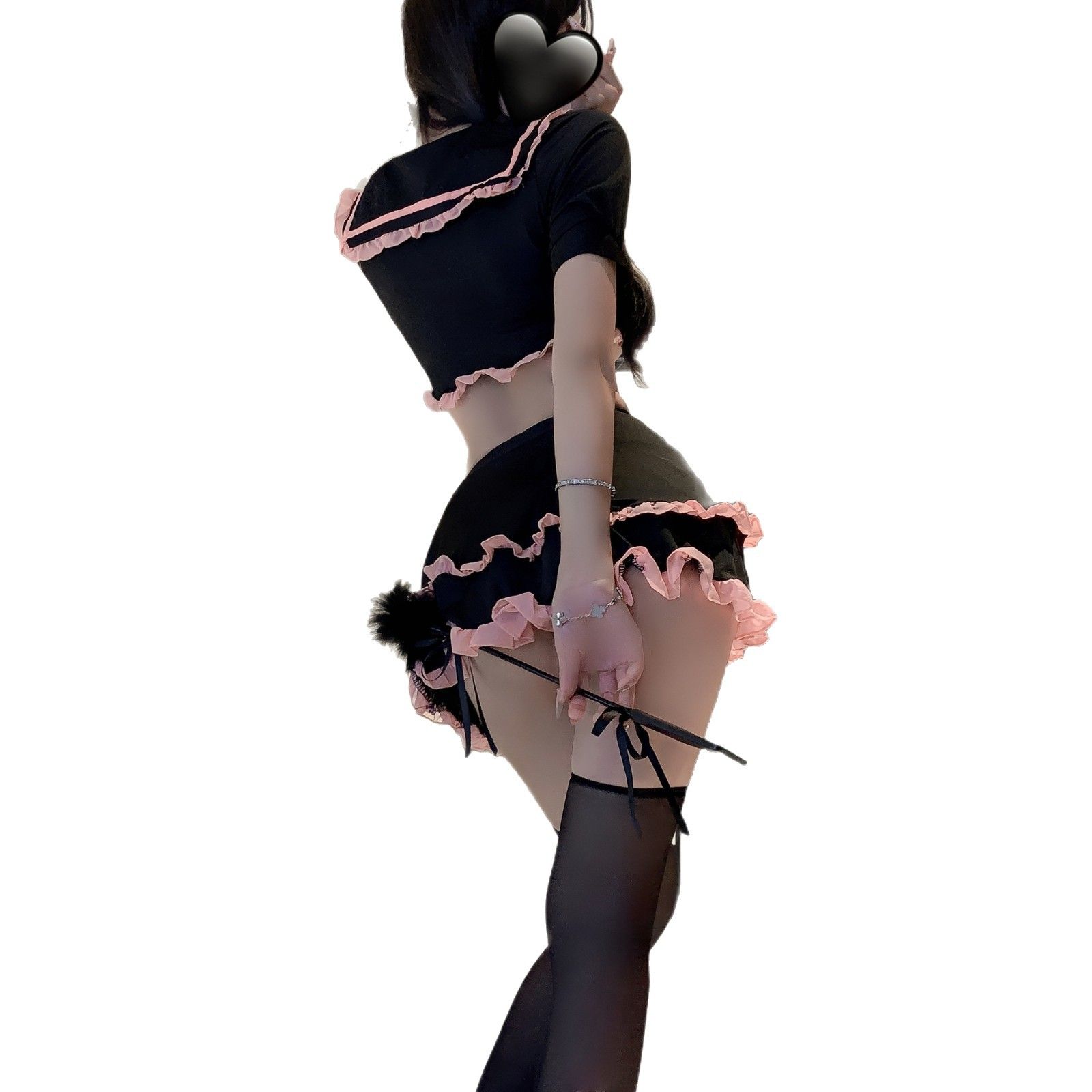 Sexy lingerie, sexy JK student costume, role-playing uniform, tempting set, campus maid, cute and passionate