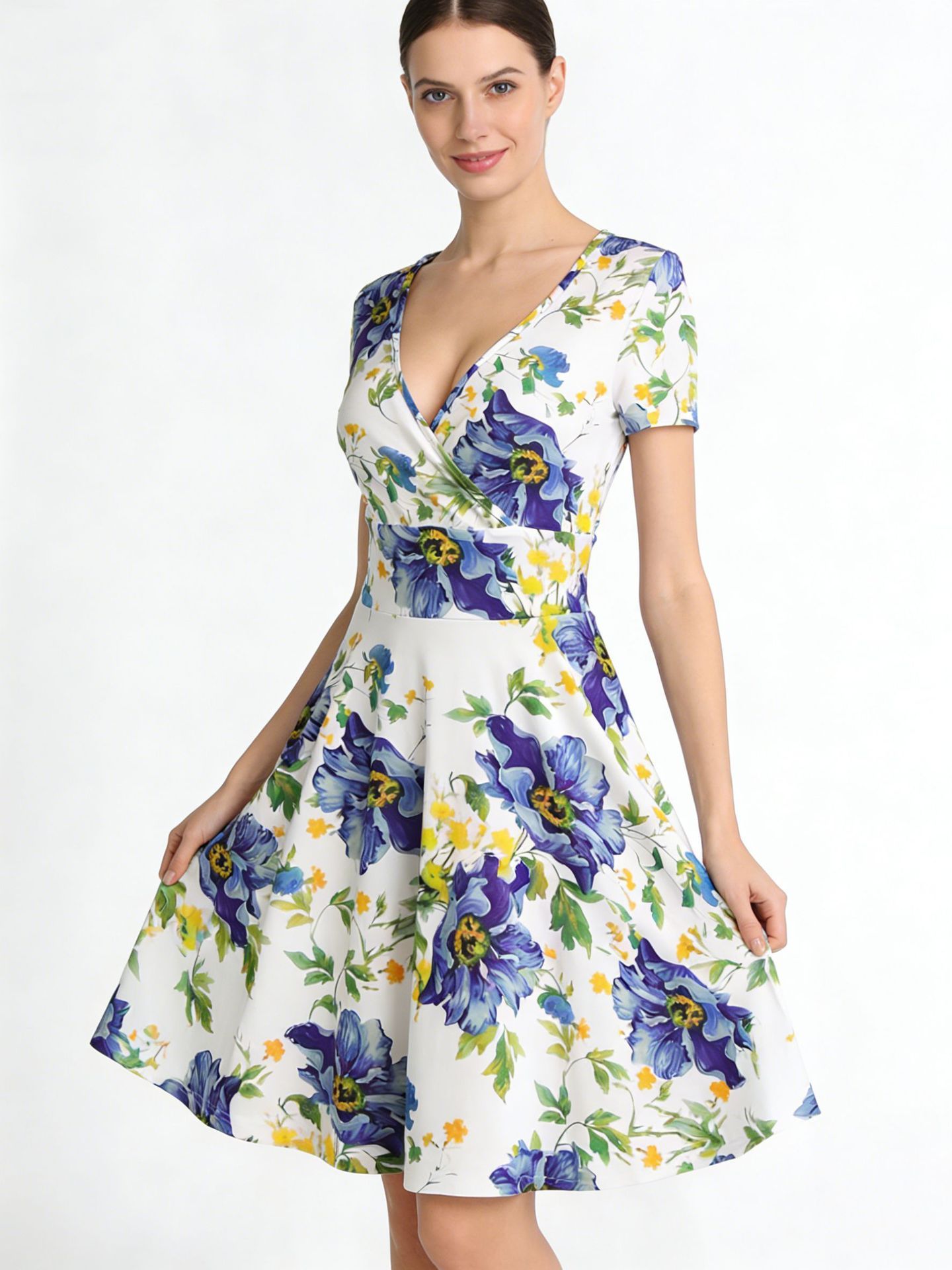 Cross-border exclusive supply for Amazon best-sellers, stylish women's dress, slim and slimming, European and American style fashion dress, foreign trade women's clothing