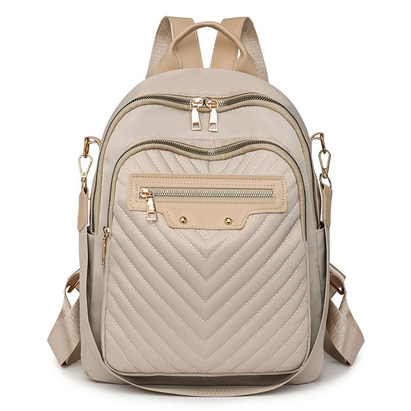 Shoulder Bag for Women 2025 New Korean Fashion Backpack Women's Bag Oxford Cloth Leisure Fashion Travel Large Capacity Bag black AS PICTURE