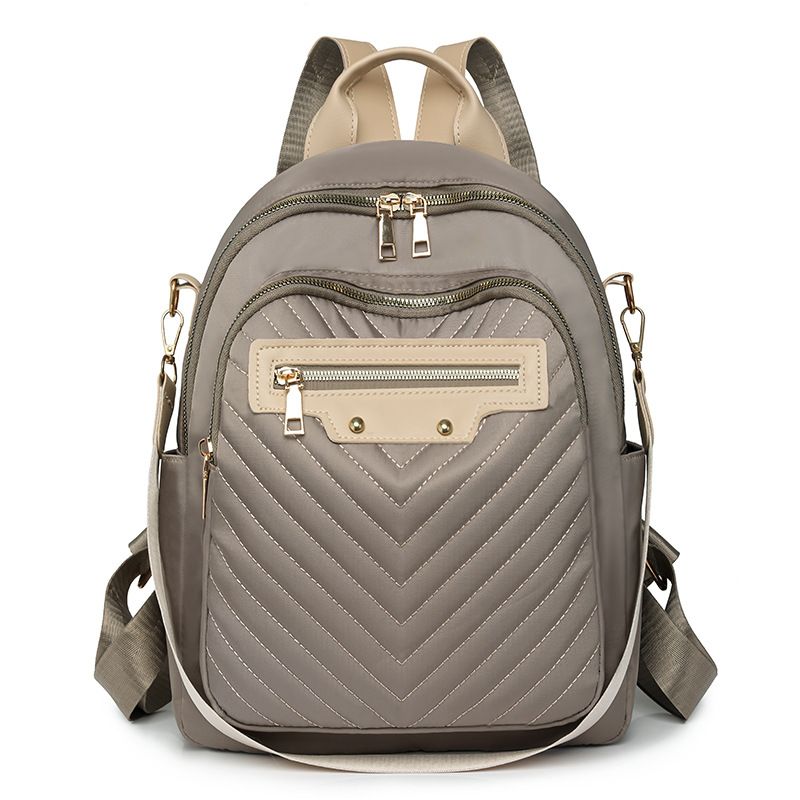 Shoulder Bag for Women 2025 New Korean Fashion Backpack Women's Bag Oxford Cloth Leisure Fashion Travel Large Capacity Bag black AS PICTURE