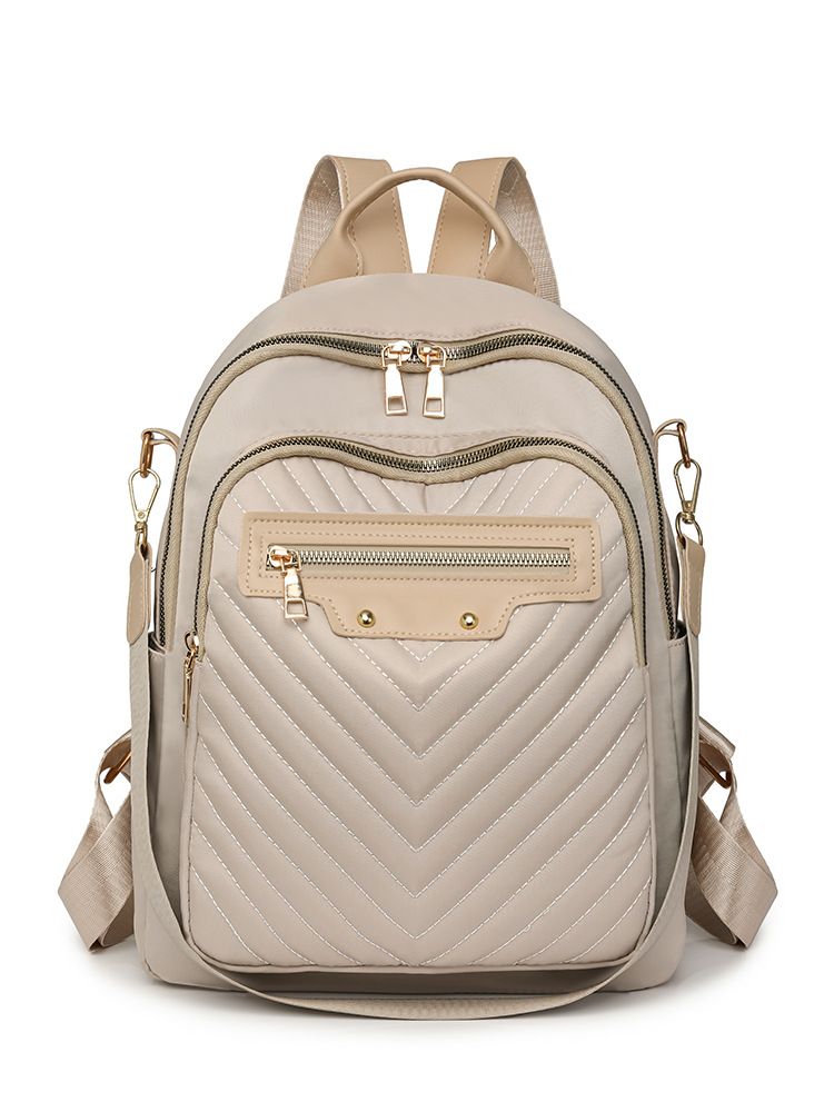 Shoulder Bag for Women 2025 New Korean Fashion Backpack Women's Bag Oxford Cloth Leisure Fashion Travel Large Capacity Bag black AS PICTURE