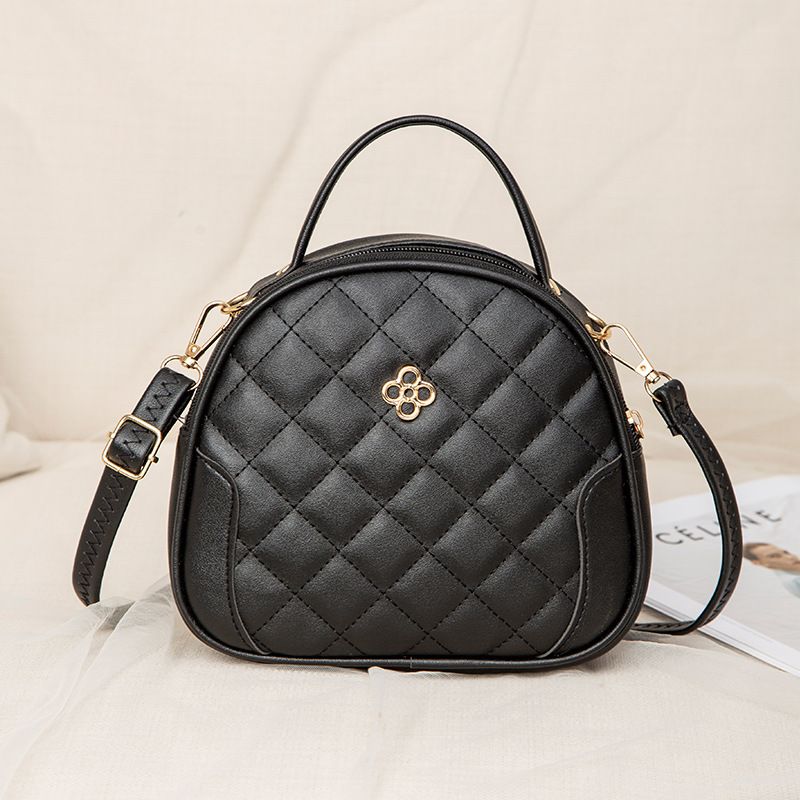 2021 Women's Hand Bags Foreign Trade Women's Bag Wholesale Fresh and Sweet Crossbody Bag Women's Handbag black AS PICTURE