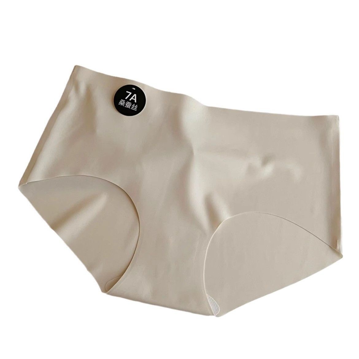 2*Sets Untouched underwear for women with antibacterial crotch, made of 7A mulberry silk, suitable for teenage sports, yoga, non buttock, ice silk, mid waist triangle pants