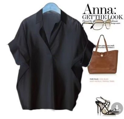 Retro Hong Kong style short sleeved shirt for women in summer 2025, stylish and versatile white shirt, loose batwing sleeve collar top black S Real Code Number