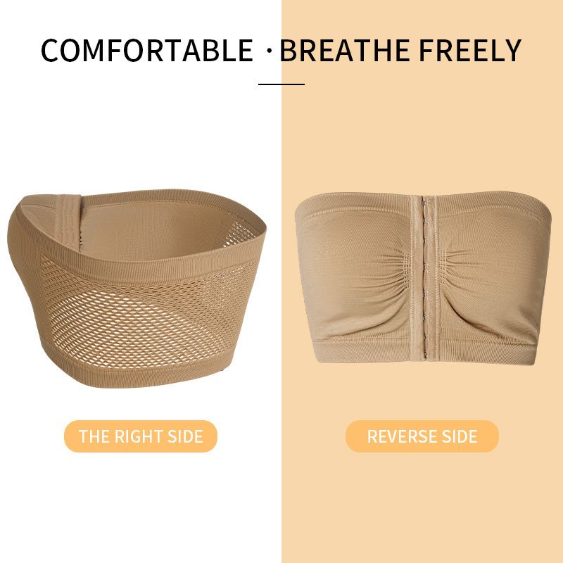 European and American plus size lingerie for women, cross-border breasted and strapless bras for women, gathered without steel rings, wrapped around the chest and beautiful back, wholesale for foreign