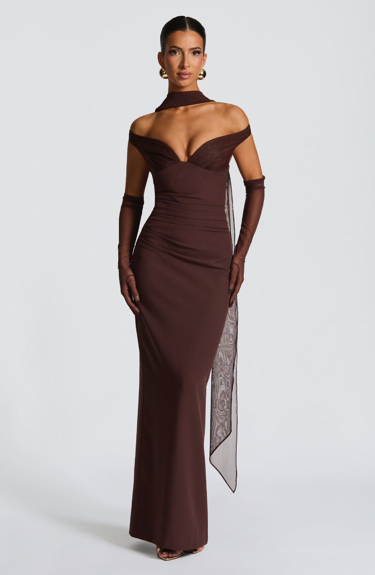 2025 Spring New Sexy Hot Girl strapless Dress Long Skirt with One Shoulder, Waist cinched, Elastic Hip Wrap Dress for Women pink S