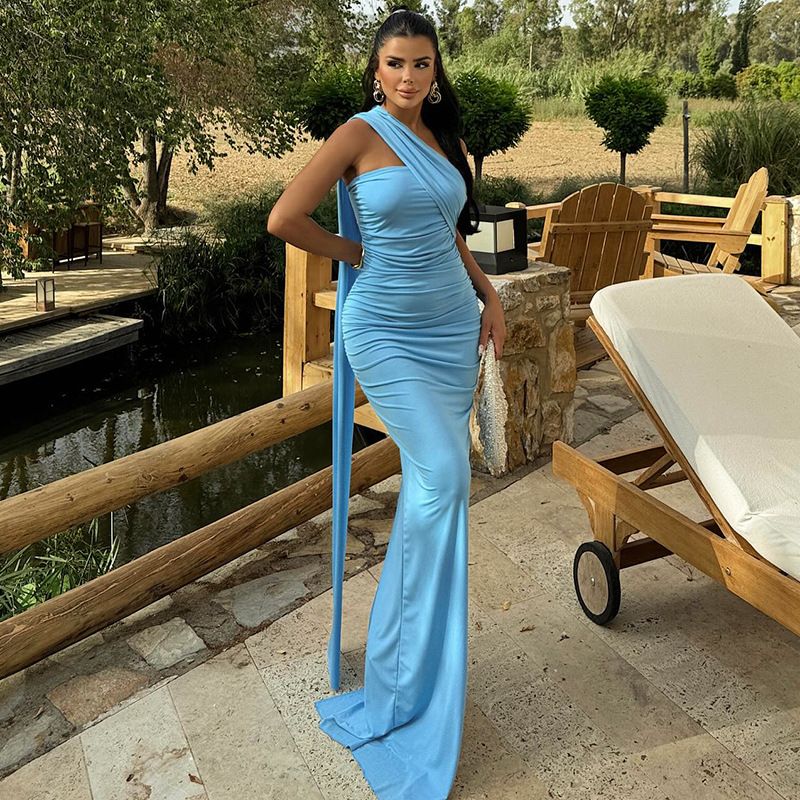 Amazon's hot selling summer new sexy dress, mature and fashionable, versatile, spicy girl bag buttocks skirt wholesale Hei S