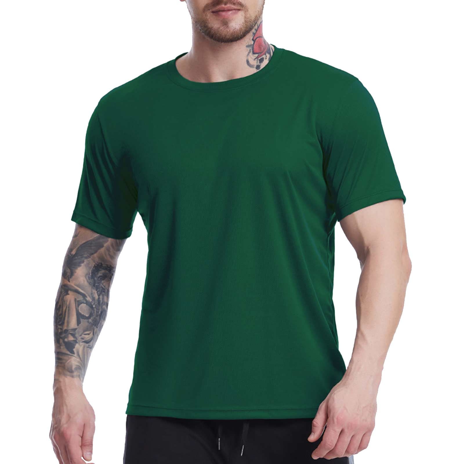 High street niche design sense 2025 summer men's versatile gradient letter printed short sleeved round neck T-shirt Style_1 S