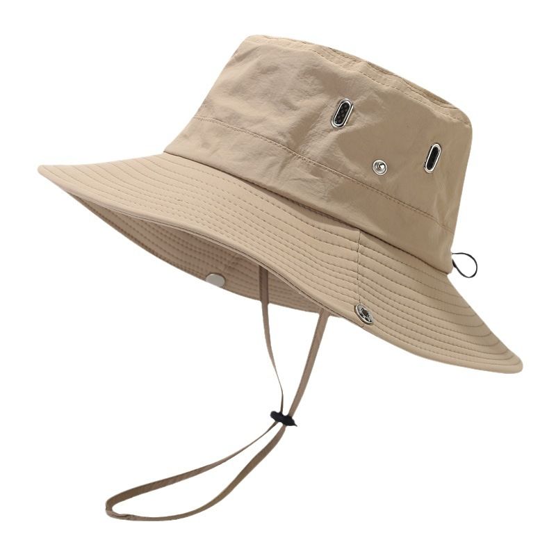 Men's and women's travel sun hat with large brim for mountaineering, fishing and sun protection