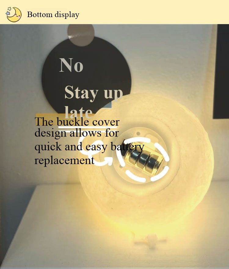 Moon Lamp, Night Light, LED Bedside Lamp, Internet-famous Moon Lamp, Planet Lamp