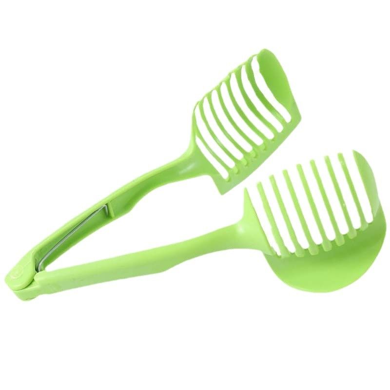 New multi-functional fruit slicer with plastic handle for tomatoes, potatoes, and lemons