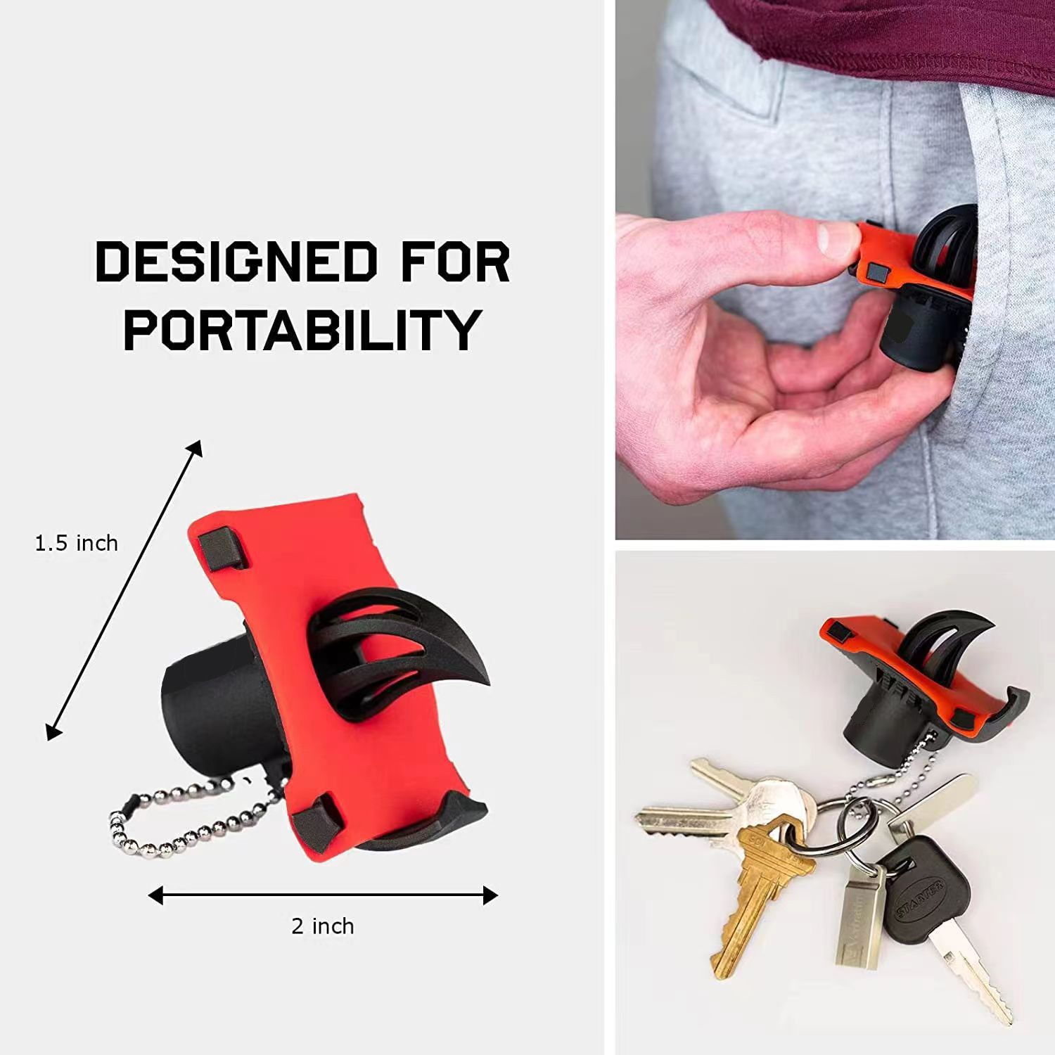 Shotgun Tool Keychain Portable Beer Can Opener