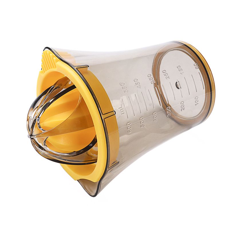 Portable manual lemon squeezer, fruit press, simple orange juice squeezing cup, packed in colorful box