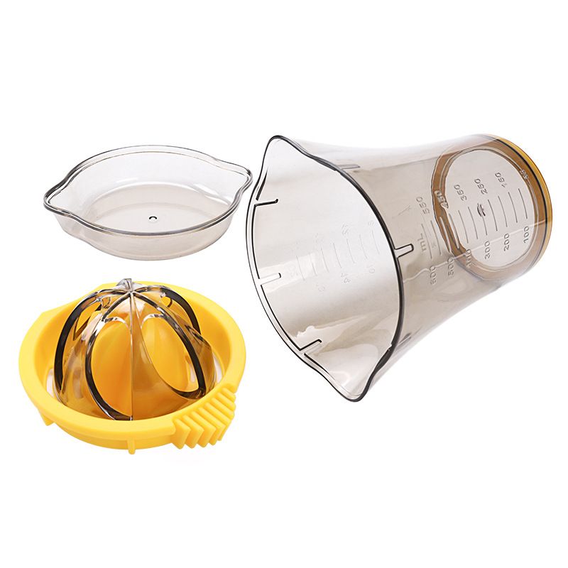 Portable manual lemon squeezer, fruit press, simple orange juice squeezing cup, packed in colorful box