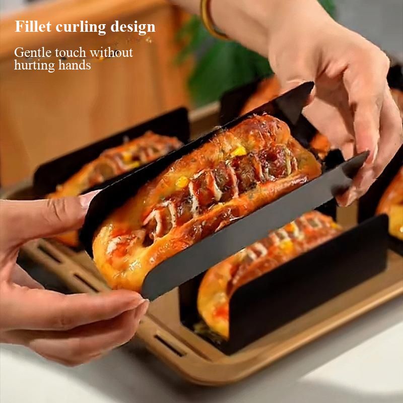 Pork chop bun mold, U-shaped non-stick baguette, hot dog, cranberry cookie, croissant, pork chop toast, baking mold