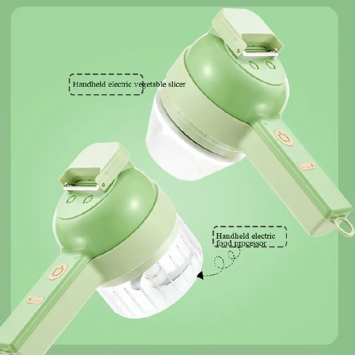 New Gatlin vegetable slicer, wireless electric food processor, kitchen garlic puree tool, garlic grater, multi-function garlic stirrer