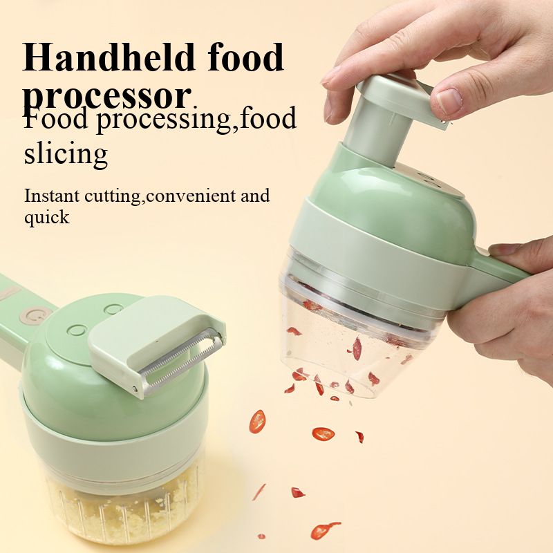 New Gatlin vegetable slicer, wireless electric food processor, kitchen garlic puree tool, garlic grater, multi-function garlic stirrer