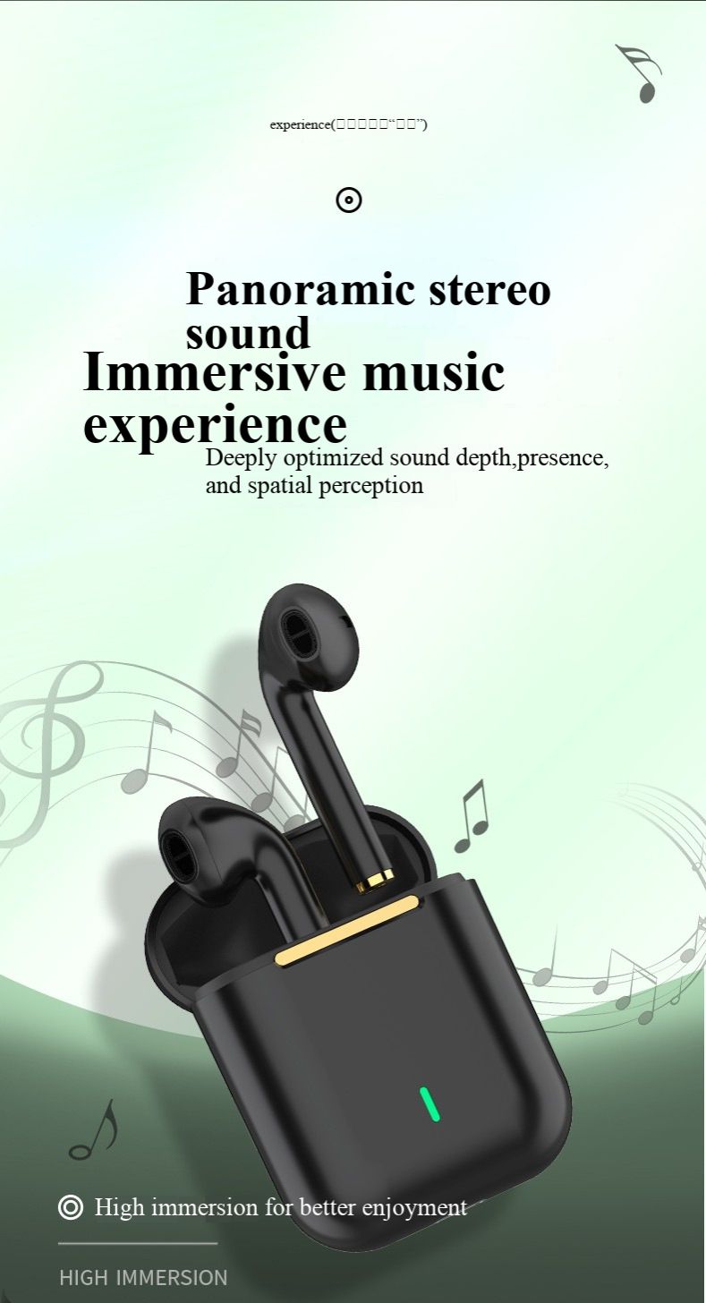 Bluetooth headphones, wireless Bluetooth headphones, noise-cancelling, private mold, tws, in-ear stereo, sports, new popular product