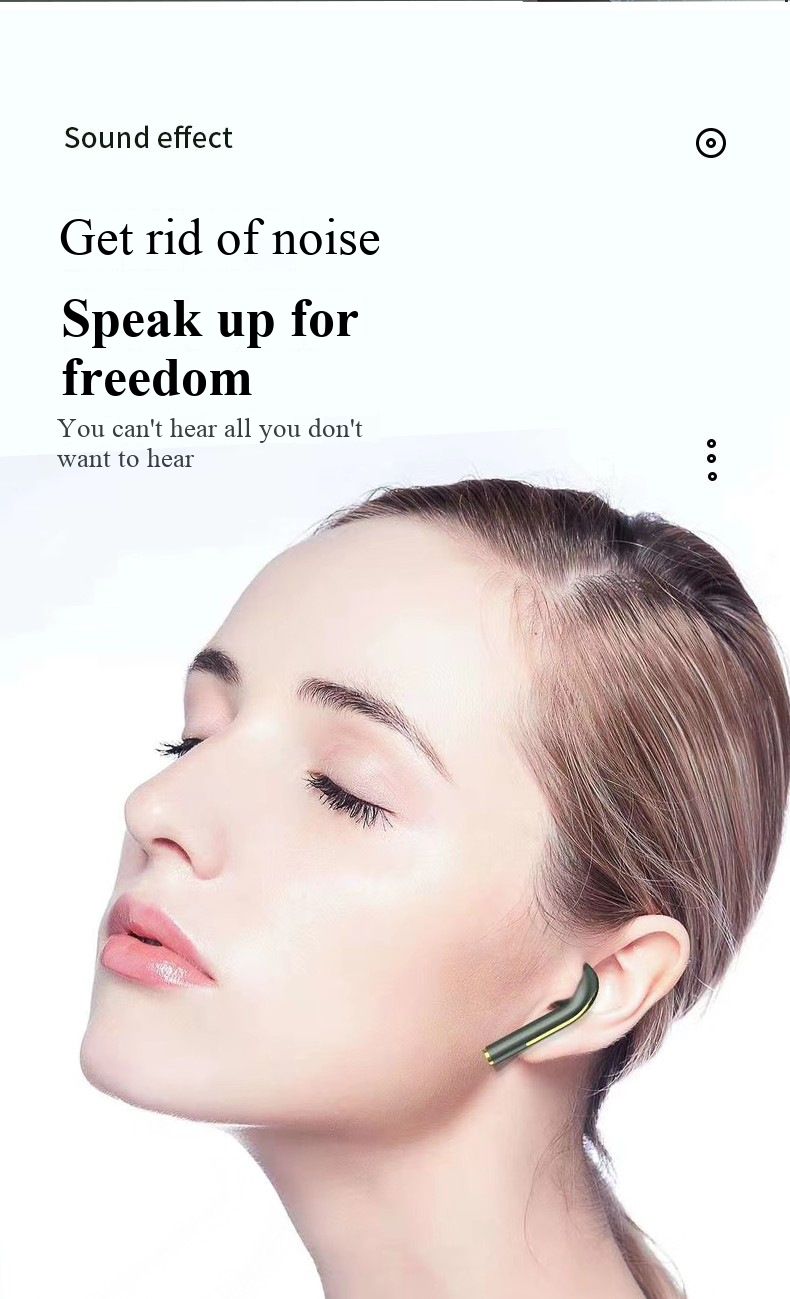 Bluetooth headphones, wireless Bluetooth headphones, noise-cancelling, private mold, tws, in-ear stereo, sports, new popular product