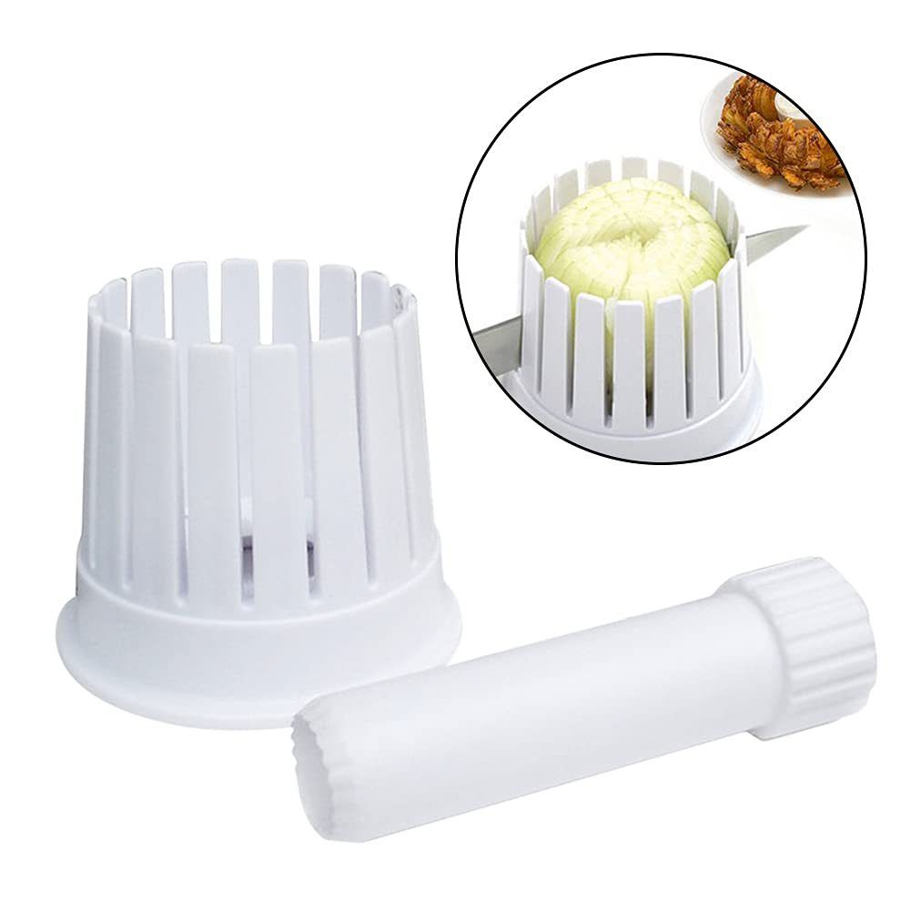 New Onion Slicer, onion slicing and slicing flower plastic mold, household kitchen small tool