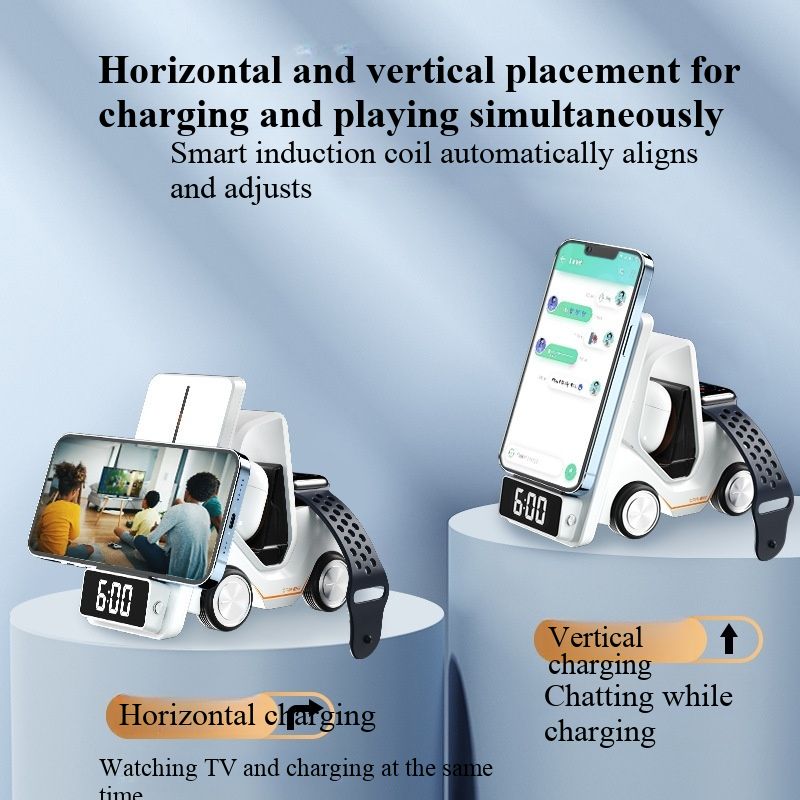 Suitable for Apple 16-in-1 desktop wireless charger, headphones, watch, fast charging forklift, and phone holder
