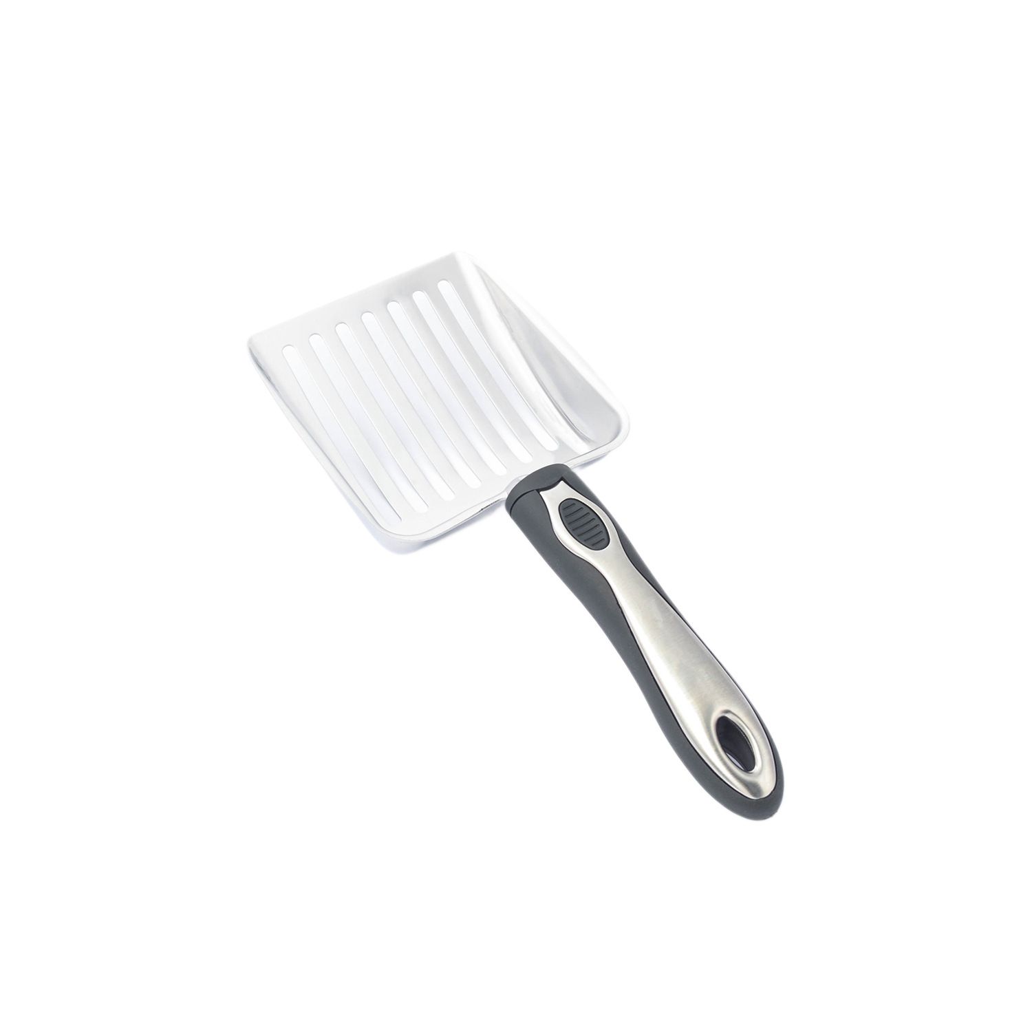 New cat litter scoop, stainless steel litter box scoop, household pet litter scoop, cleaning tool, cat and dog litter scoop