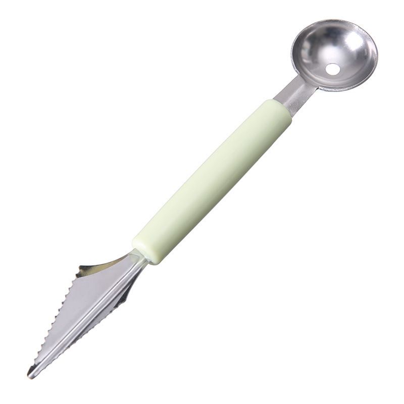 Stainless steel fruit scoop, watermelon slicer, fruit ball scoop, ice cream scoop, fruit cutting and dividing tool, decorative knife